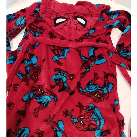 Marvel Spiderman Robe for Kids Red Size M 8/10 - Picture 4 of 4